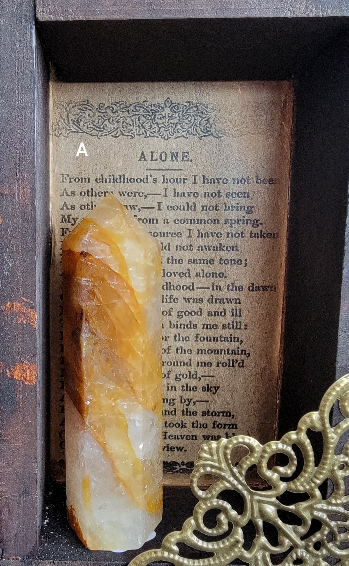 Golden Healer Quartz Tower