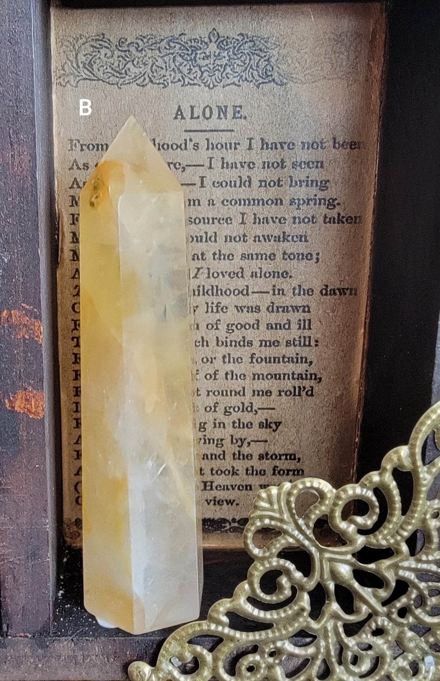 Golden Healer Quartz Tower