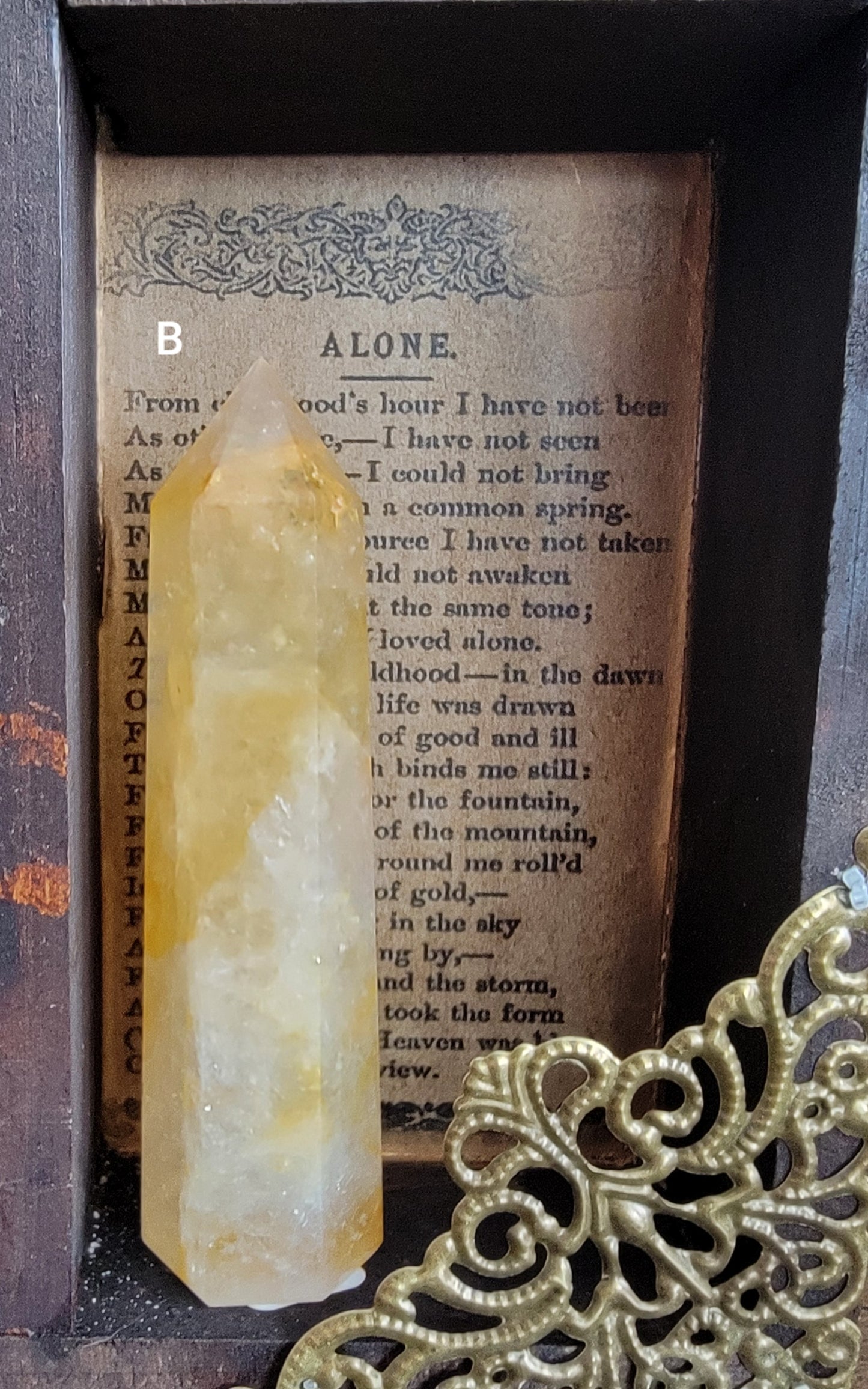 Golden Healer Quartz Tower