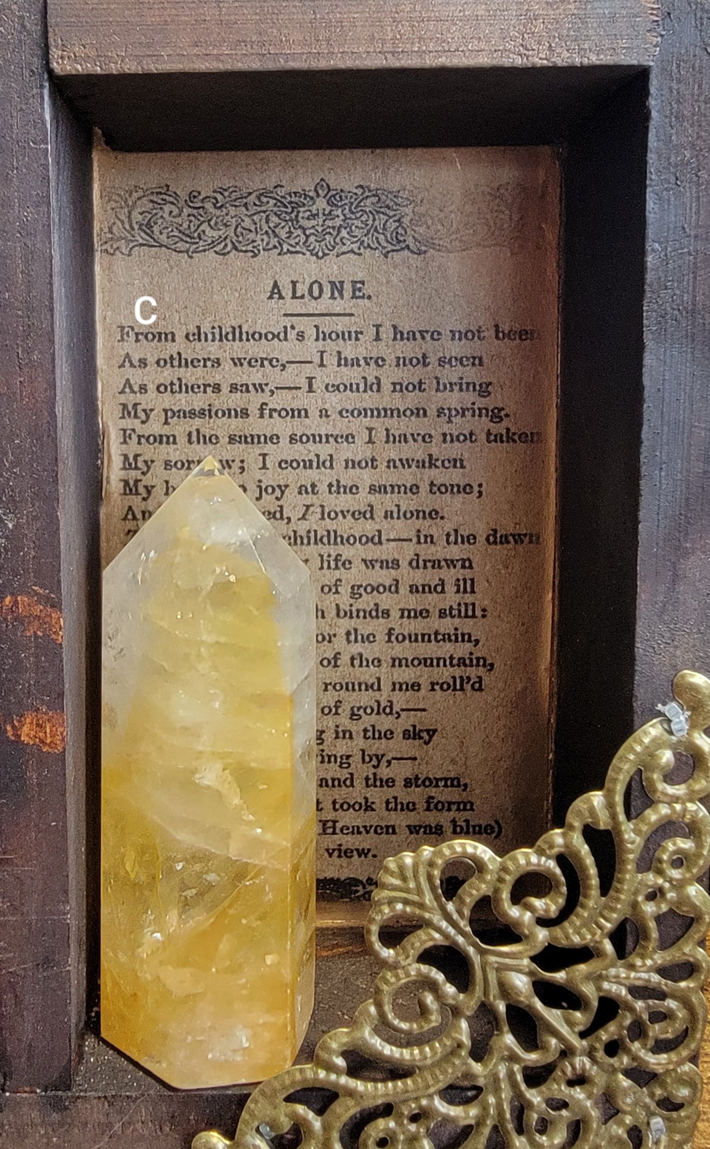 Golden Healer Quartz Tower