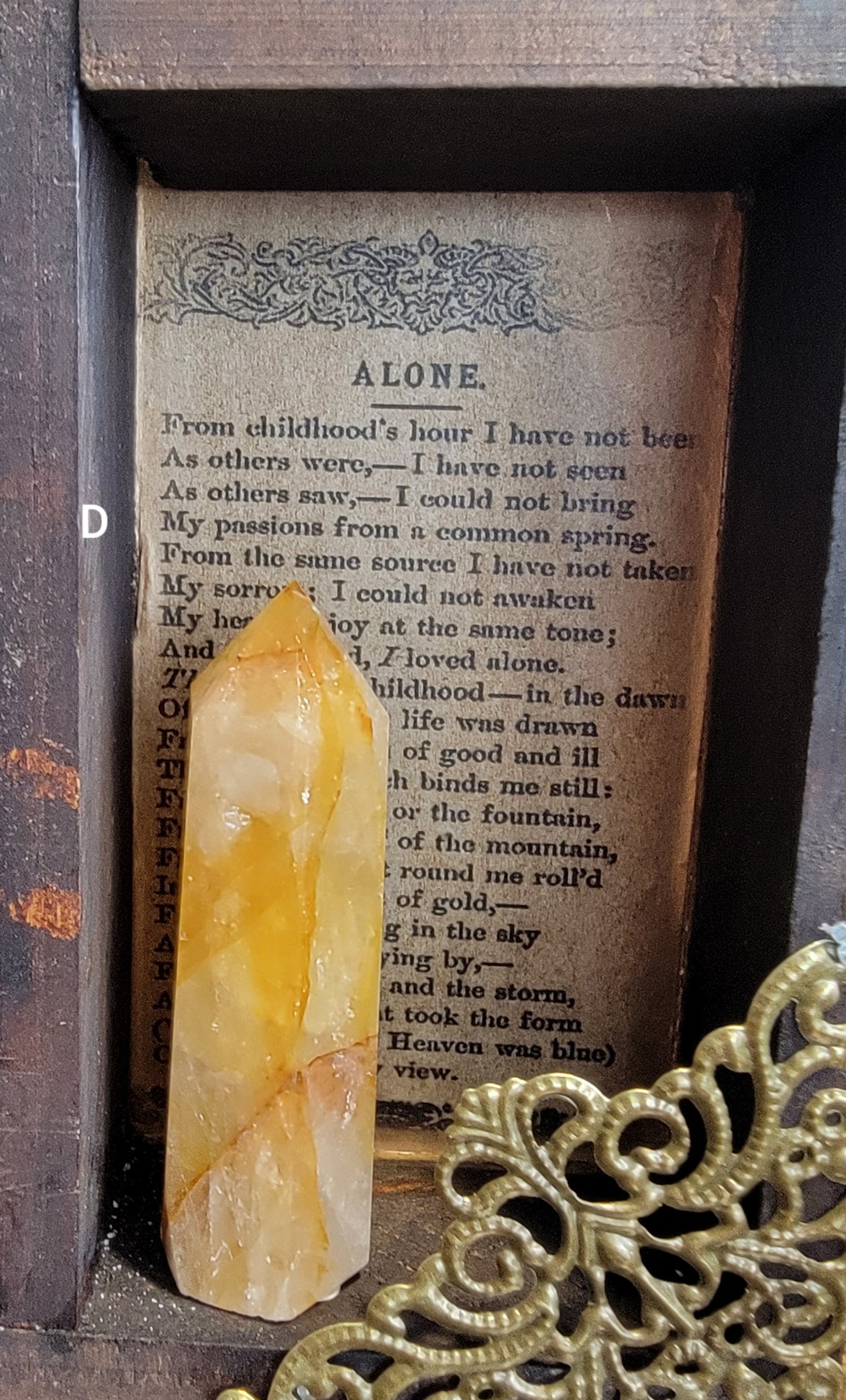 Golden Healer Quartz Tower