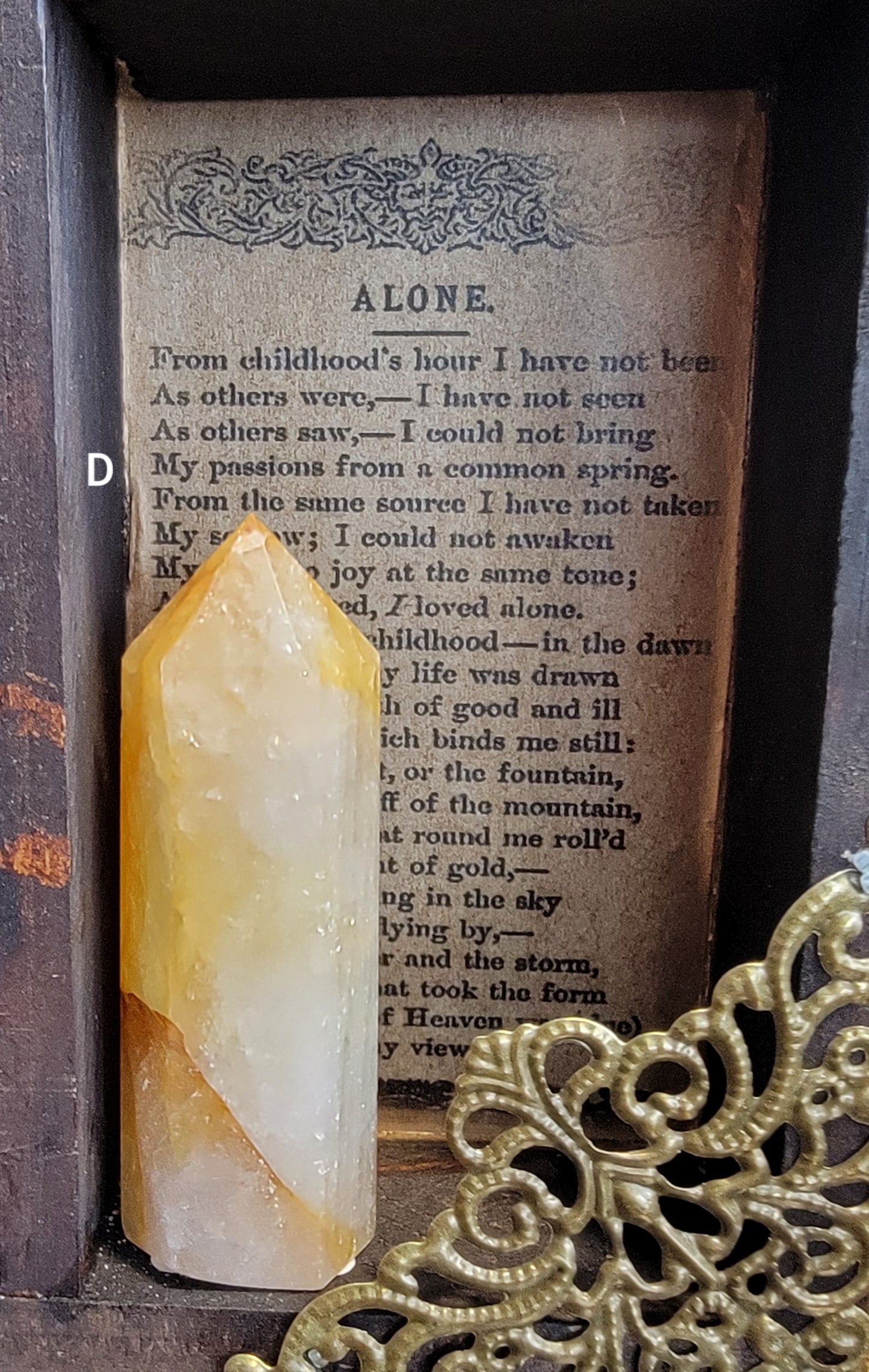 Golden Healer Quartz Tower