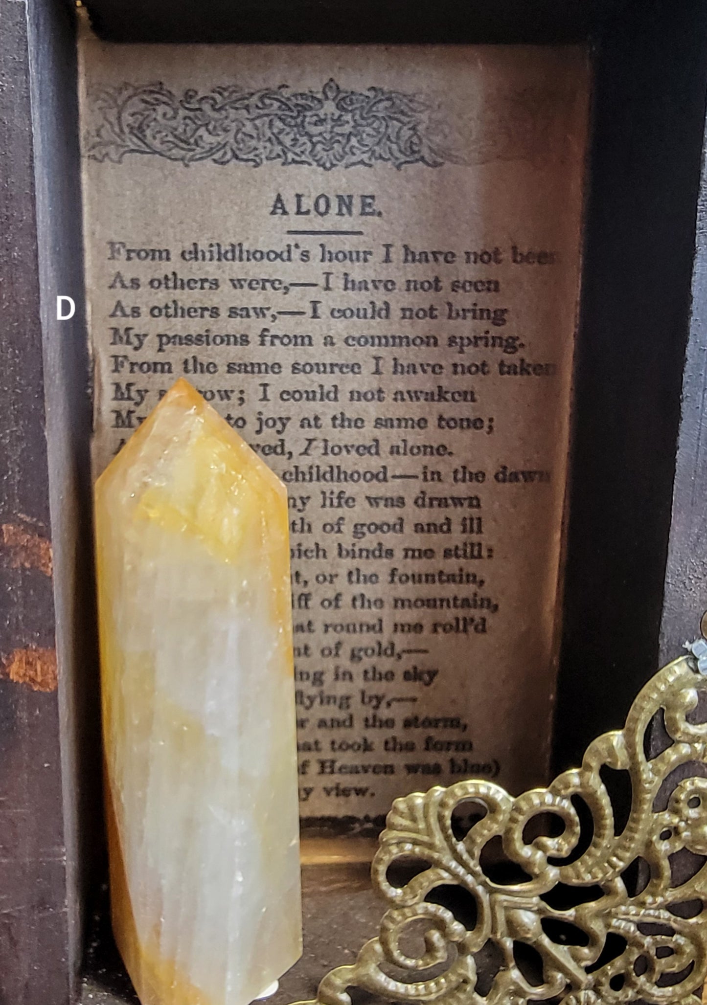 Golden Healer Quartz Tower