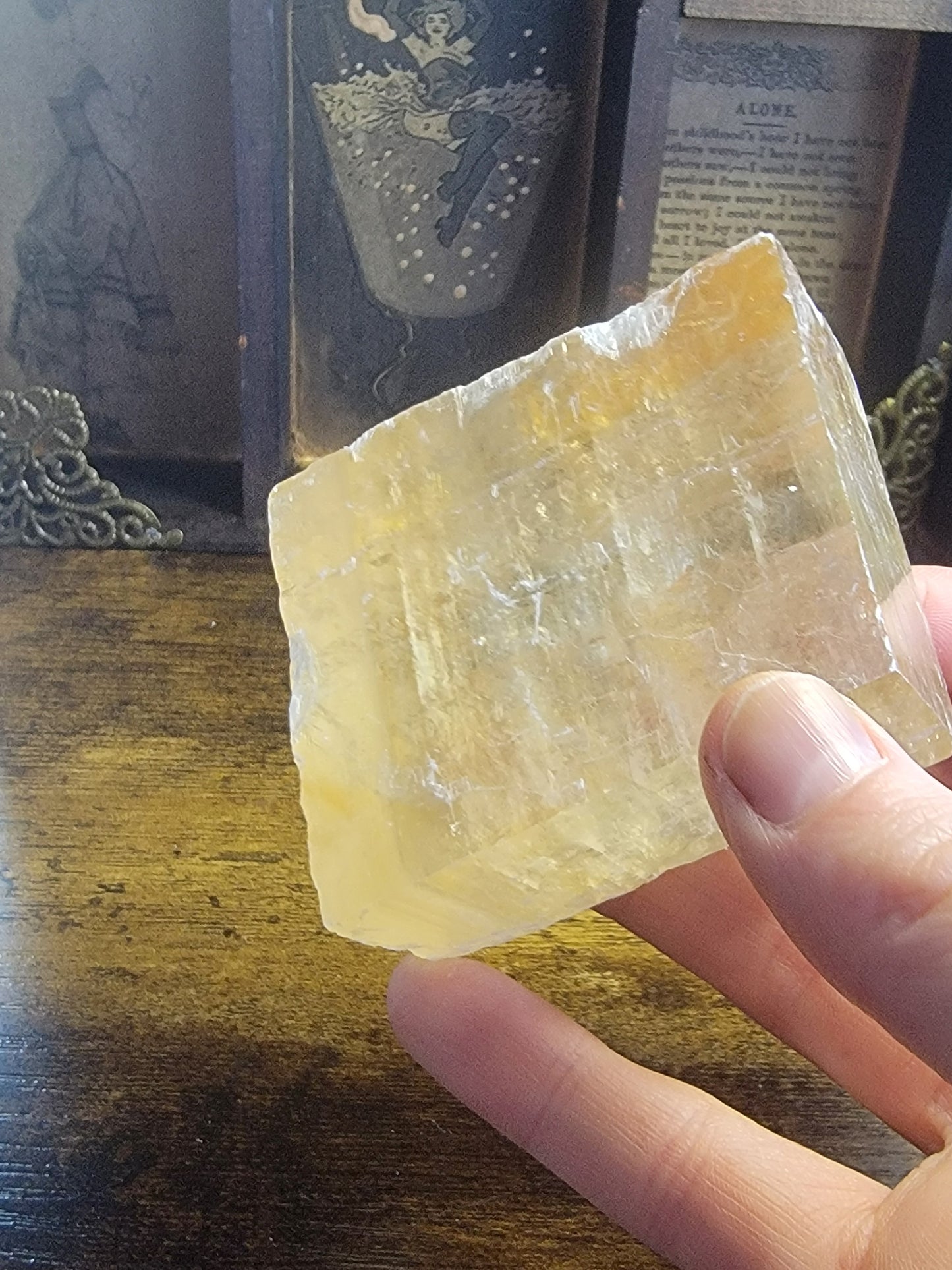 Honey Calcite Cubes - Large