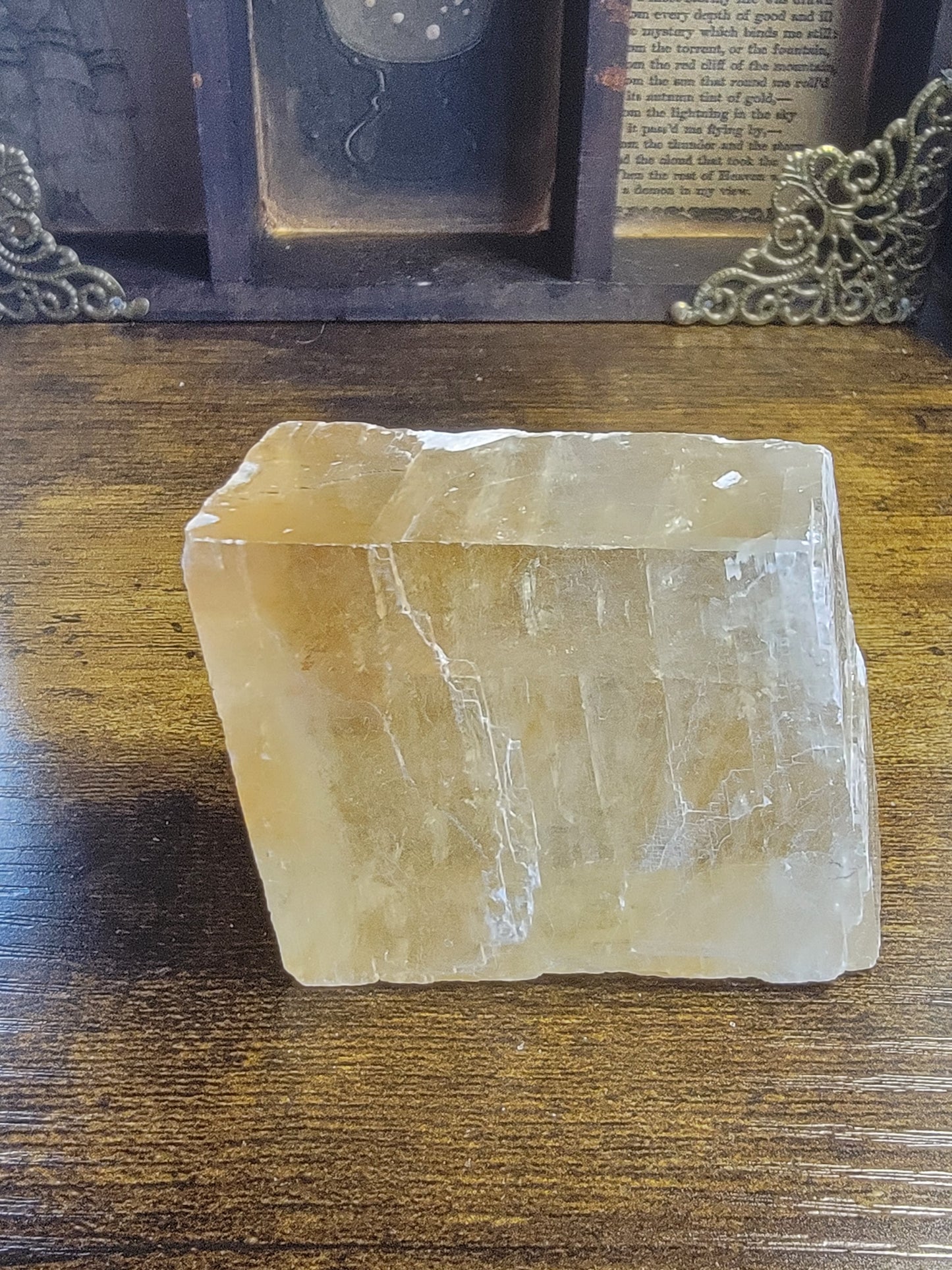 Honey Calcite Cubes - Large