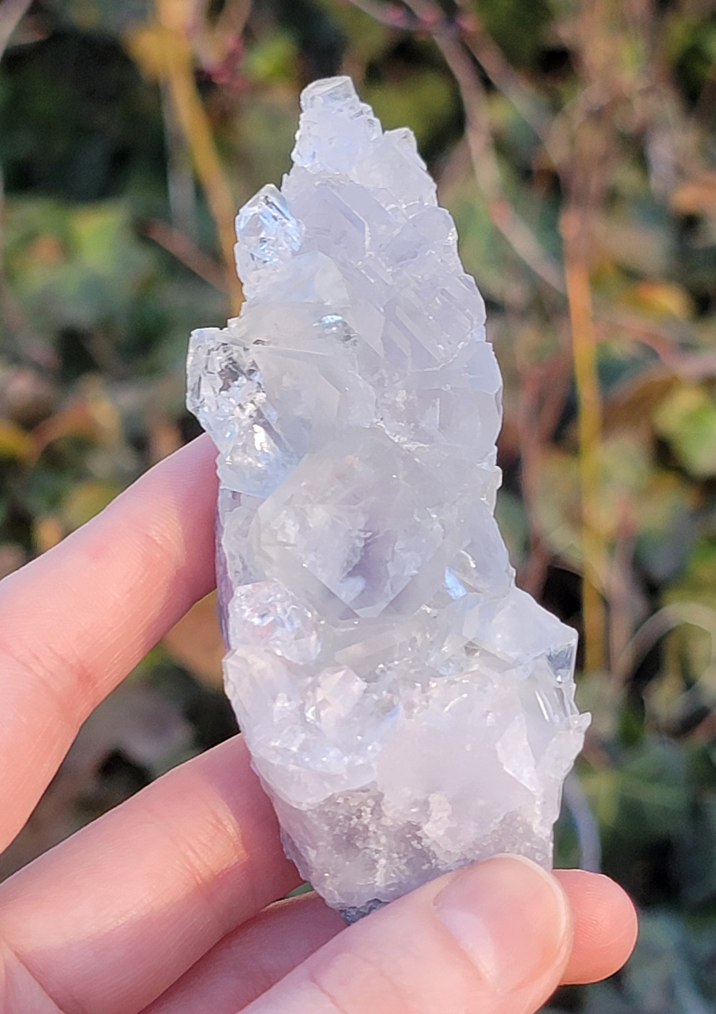 Colorless Cubic Fluorite Specimen