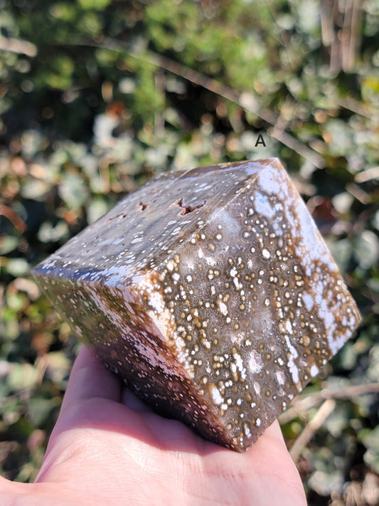 Ocean Jasper Cube